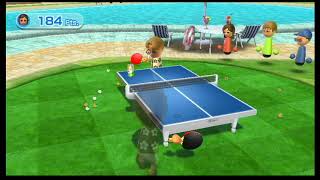 Wii Sports Resort - Table Tennis Return Challenge #3