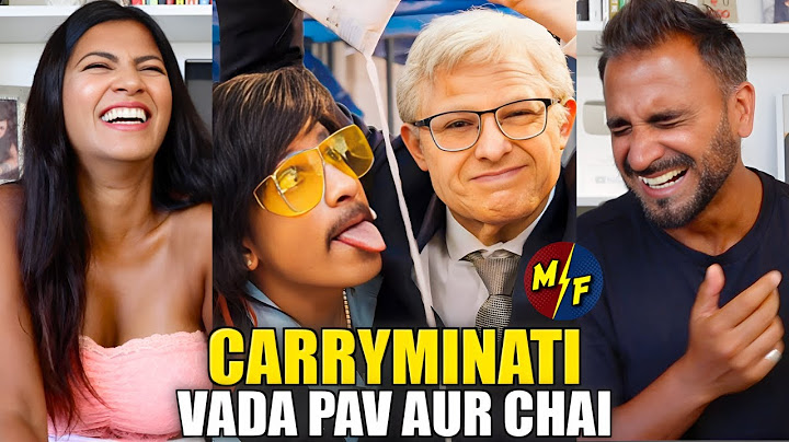 VADA PAV AUR CHAI 😍 | CARRYMINATI | REACTION!!