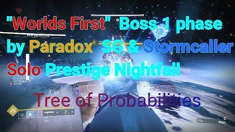 Tree of Probabilities 1 Phase Boss  "Commentary Guide"  Stormcaller