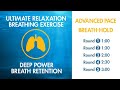 Advanced breathing  ultimate relaxation exercise  3 minute breathhold  deep pranayama relaxation