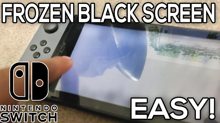FIX FROZEN BLACK SCREEN ON YOUR NINTENDO SWITCH!