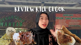 Review Rice Gegok At Bendungan Trenggalek