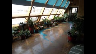 Zero Energy Passive Solar Bermed Earth Tire Bale Home - Pseudo Earthship