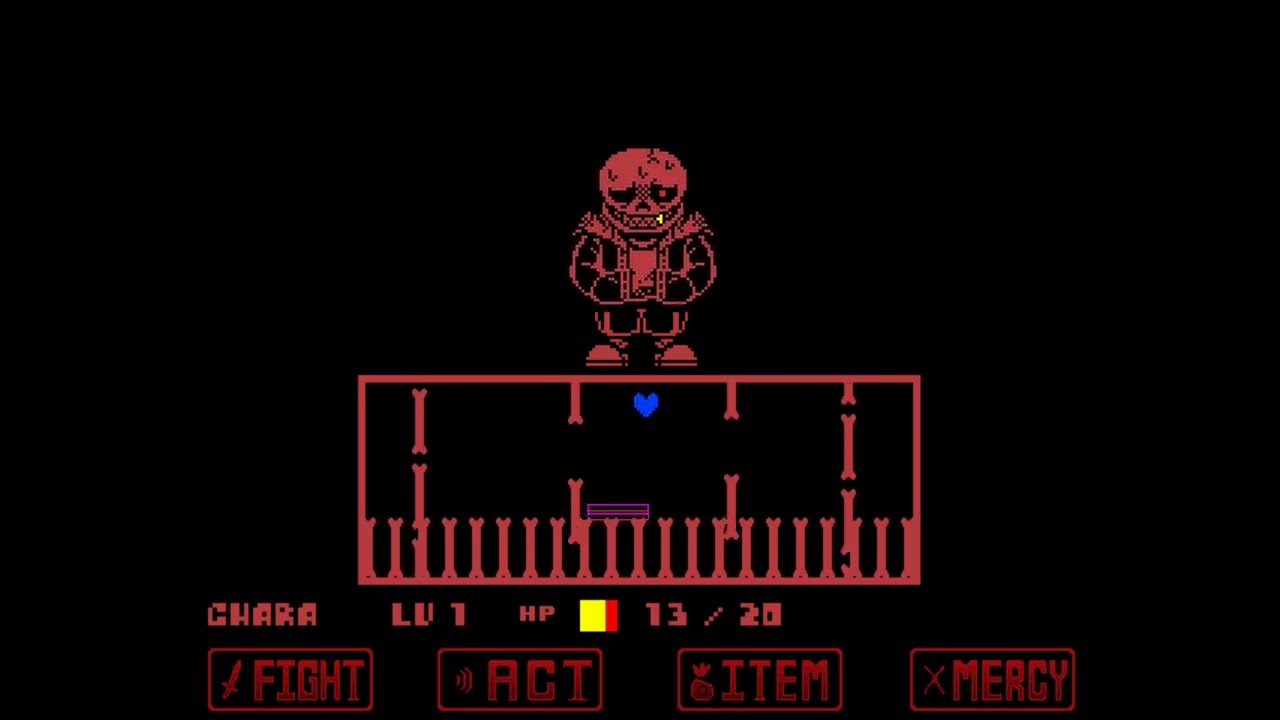 Other ver underfell Pルート サンズ戦 [Demo,undertaleファンゲーム]