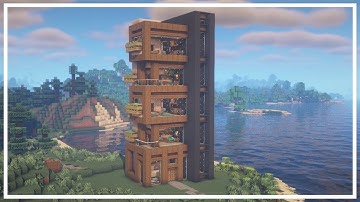 Building a Modern Apartment Building | Minecraft Tutorial