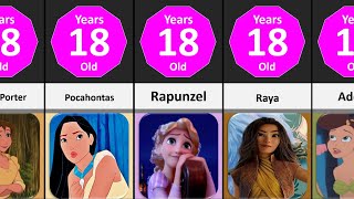 Comparison: Age Disney Princess Cartoon Characters | all disney princesses | disney princess names