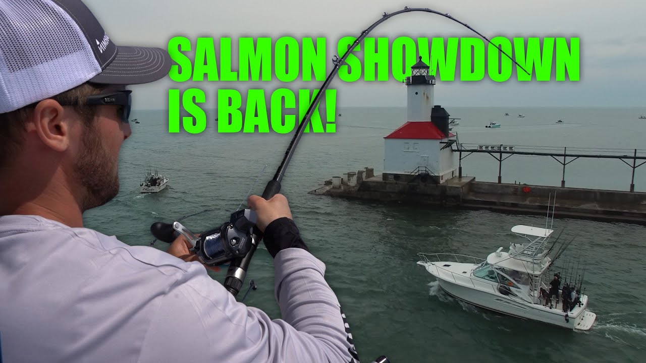 Рыболовное безумие в Мичиган-Сити: лососевая битва