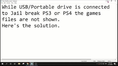 How to convert USB flash drive from NTFS to FAT32 for PS3 & PS4