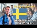 Study in Sweden | PhD & Postdoc Positions in Sweden | University of Gothenburg #AqibBukhari