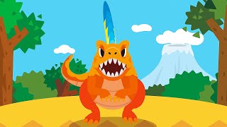 Spinosaurus & Pteranodon | Dinosaur Song | Songs for Children | Robocar POLI - Nursery Rhymes