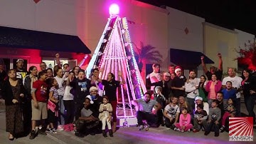 Wireless DMX LED Christmas Tree by Hanson ProSystems