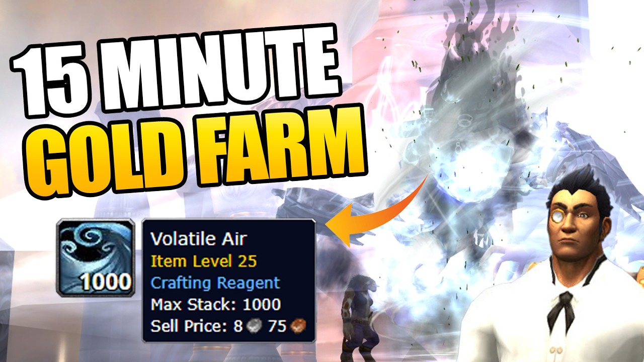 Fast Solo Gold Farm War Within WoW (15 Minute Gold Farm)