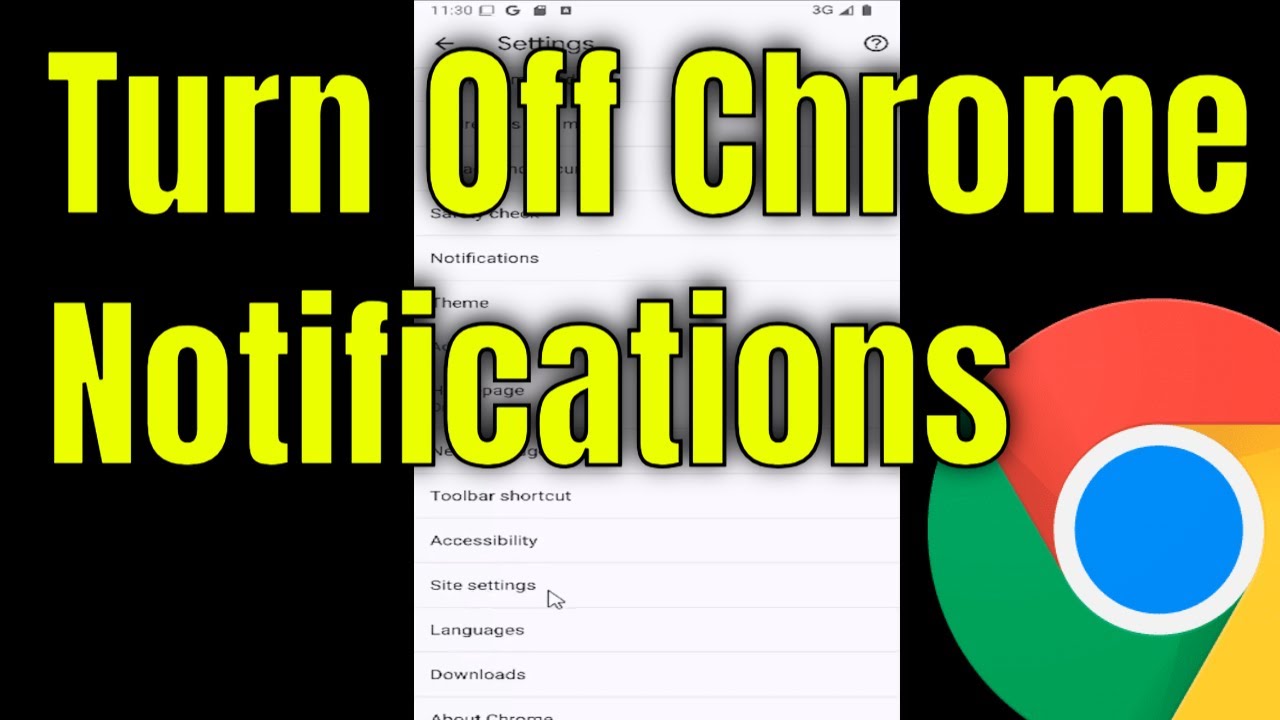 How to Turn Off Chrome Notifications on Android [Tutorial] - YouTube