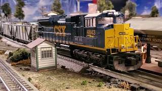 CSX #4843 sd70ACe MTH ProtoSound2 sounds and Doppler effect