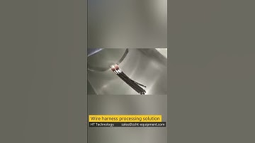 Connector crimping, wire cutting stripping crimping with tube insert labeling machine