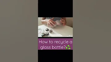 How to recycle a glass bottle? #decoupage #dekupaz #reciclaje