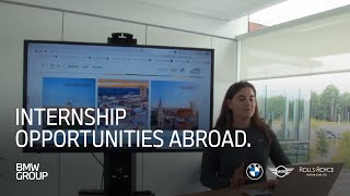 Internship Opportunities Abroad - Plant Spartanburg | BMW Group Careers