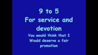 9 to 5   Dolly Parton with lyrics