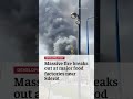 Massive fire hits Sderot factories, no injuries reported