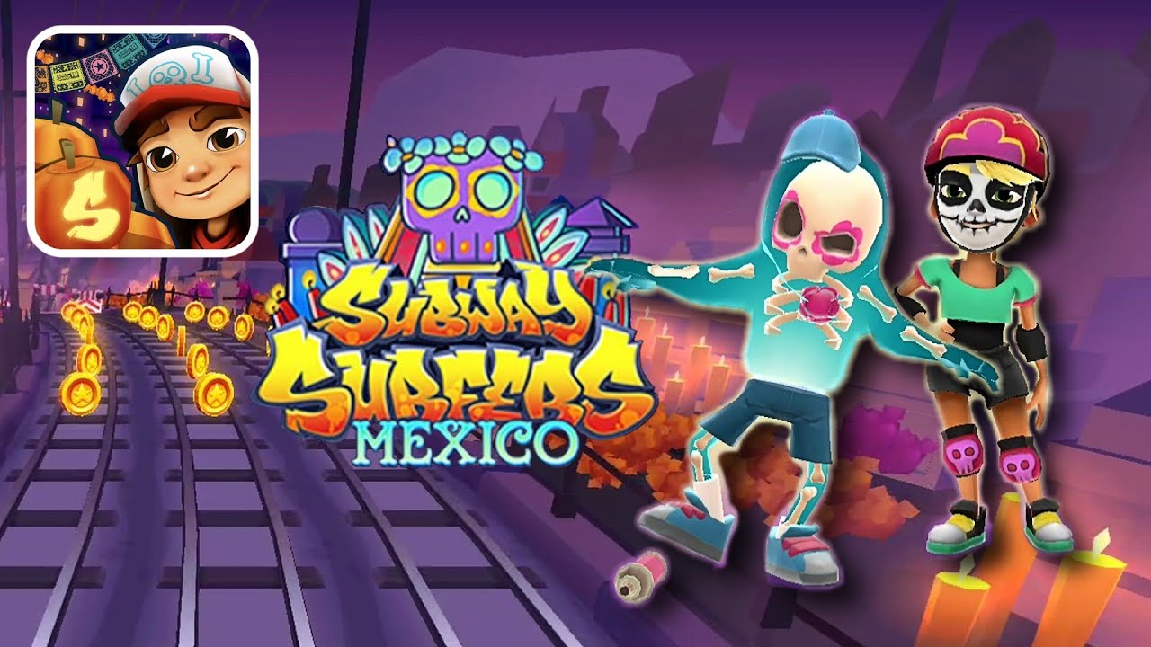 Subway Surfers Halloween Unlocked Scarlett & Manny & Eddy New