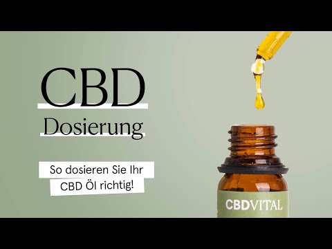 CBD Dosierung - So dosieren Sie Ihr CBD Öl richtig!
