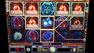 Zwei mal Freispiele bei Mystic Dew ergattert! 2€ Spieleinsatz! Merkur Magie Bonusgewinn am Automat