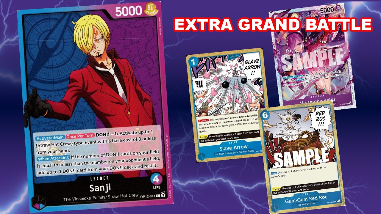 ワンピース カードダス サンジ GRAND Don't Sleep on this Sanji Build Extra Grand Battle! (One Piece TCG