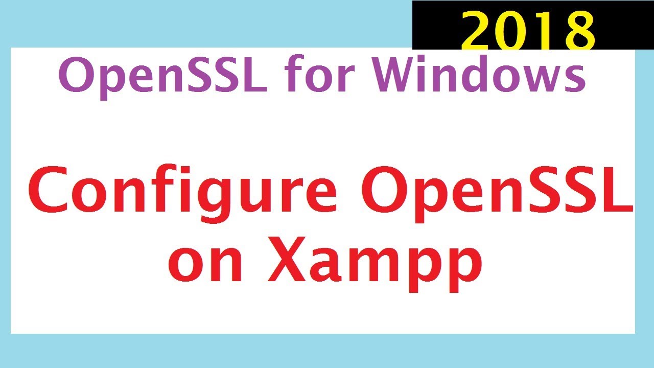 OpenSSL on Windows 10 - YouTube