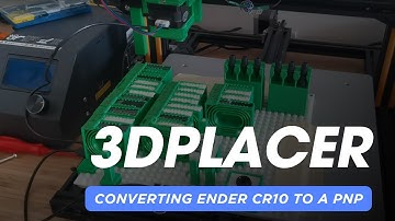 3DPLACER PART 10 - Convert Ender CR10 to a PICK AND PLACE MACHINE