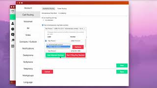 Mitel MiCloud Connect Accessing Call Routing Rules