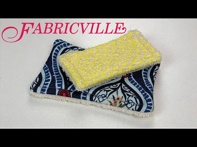 How To Make Reusable Dish Sponges The Easy Way! – Beginner Sewing Projects