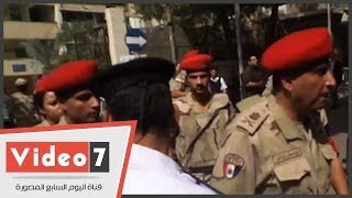 بالفيديو.. نائب مدير الشرطة العسكرية يتفقد لجان الزمالك الانتخابية