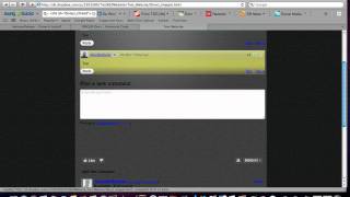 Comments in iWeb