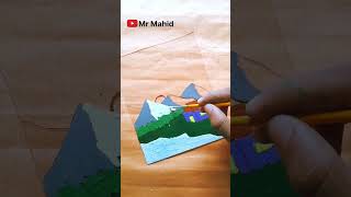 Glass Painting How To Paint On Glass Nature Drawing 