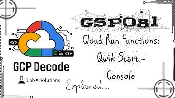 Cloud Run Functions: Qwik Start - Console | GSP081 (Step-by-Step Guide) | #googlearcade