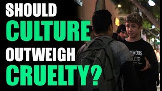 Will CULTURE Stop Them From Going Vegan? - AV Street Outreach