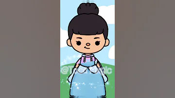 Cinderella Transformation in Toca life World 😱😱 #shorts #tocaboca #tocalifeworld