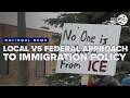 Federal vs  local authorities play tug of war over immigration policy