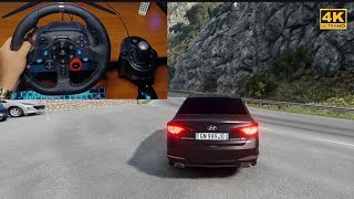 Hyundai Sonata 2015 - Realistic POV Driving & Everyday Comfort in 4K | Logitech G29 | BeamNG.drive screenshot 2