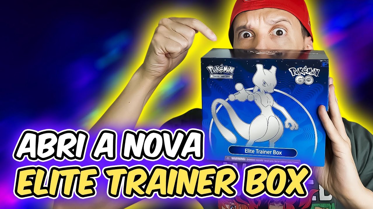 ABRI A NOVA ELITE TRAINER BOX DO MEWTWO POKEMON GO EUA | CAPITÃO HUNTER CARTAS POKEMON TCG