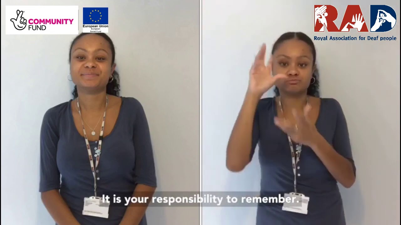 RAD Employment: Best practice when working with BSL interpreters - YouTube