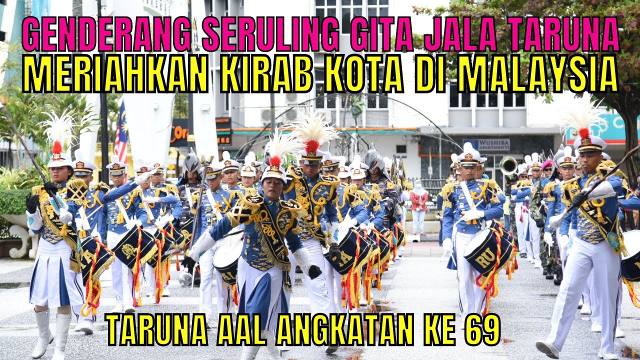 Kemeriahan Kirab Kota Taruna AAL ke-69 di Malaysia || Satgas Kartika Jala Krida  2022