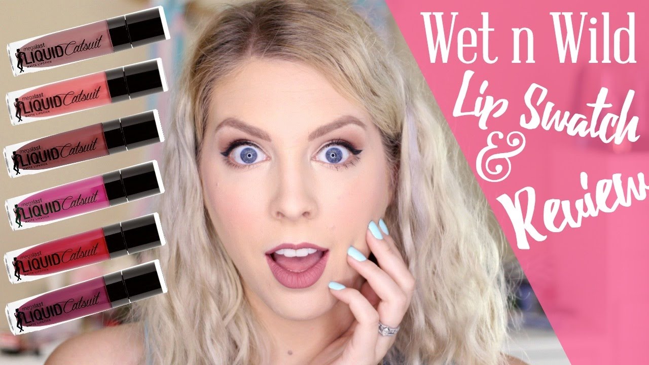 Wet n Wild Liquid Catsuit Lip Swatch, First Impression, & Review | ColorMeCassie