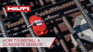 Hilti Concrete Sensors: How to install a sensor to rebar