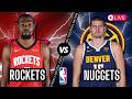 Houston Rockets vs Denver Nuggets - Live Stream - Color Radio Broadcast