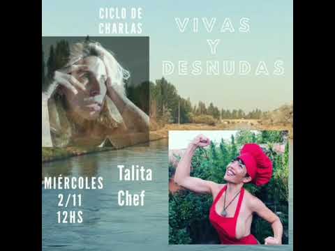Promo  #vivasydesnudas Charla con Talita Chef
