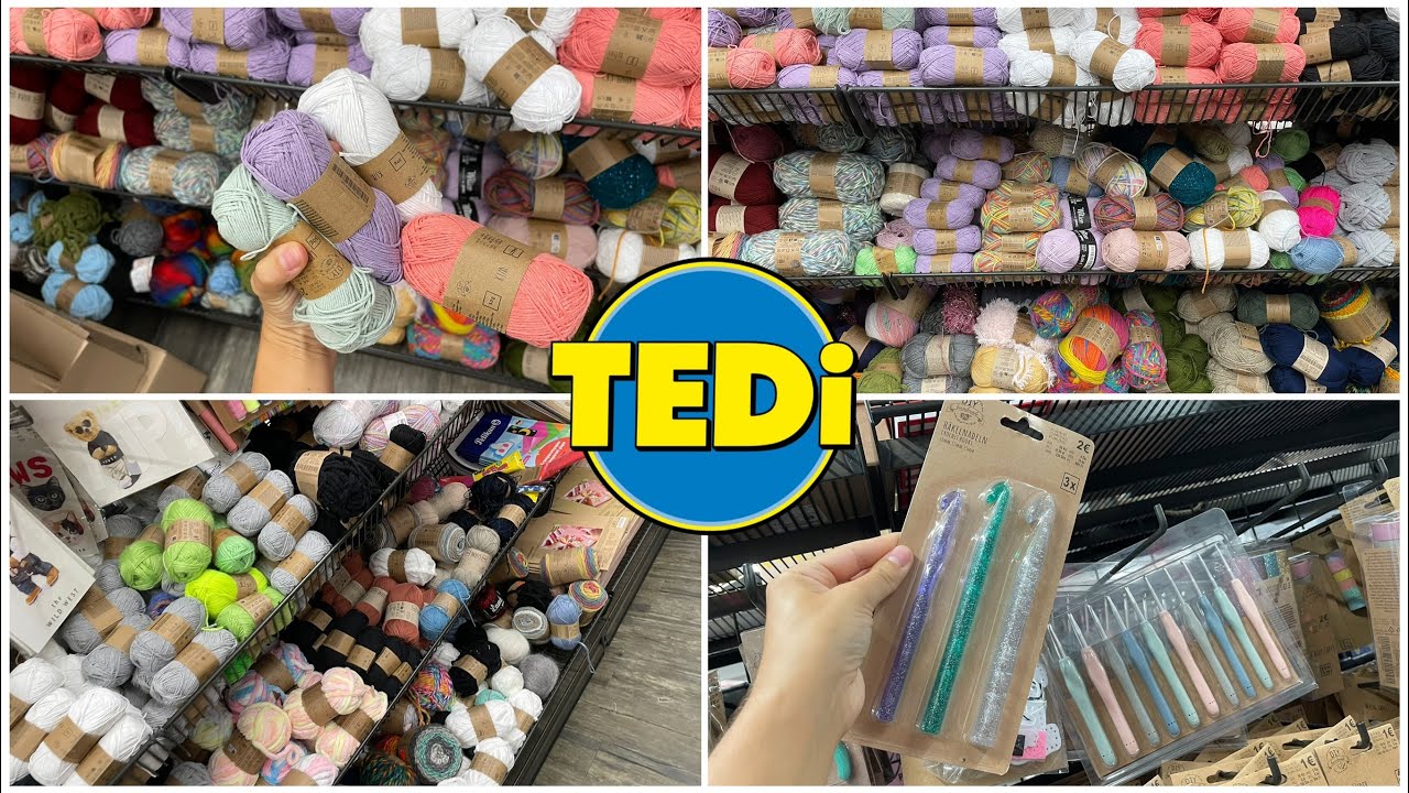 XXXL TEDI HAUL 🧶 Wolle, Garn & und Häkelnadeln