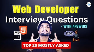 Top🔥20 Web Developer Interview Questions and Answers 2025 (Mostly Asked)