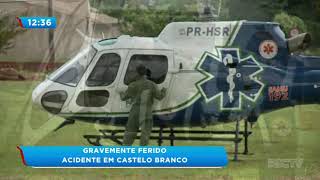 Acidente deixa ciclista ferido em Castelo Branco