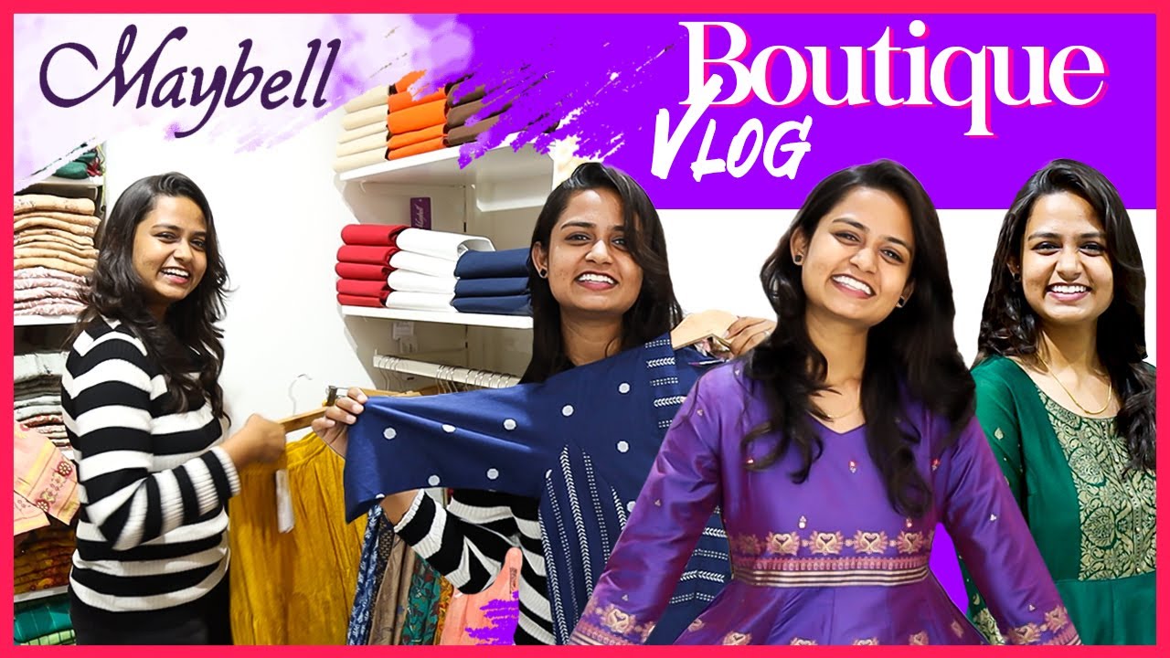 Boutique VLOG - பாரம்பரிய DESIGN-இல் TRENDING COLLECTION Maybell #boutique #women #vjaishwarya